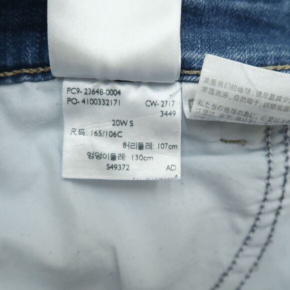 Levi's 414 Jeans Women's Size 20WS Blue High-Rise Classic Straight 28.5" Inseam - Picture 7 of 16